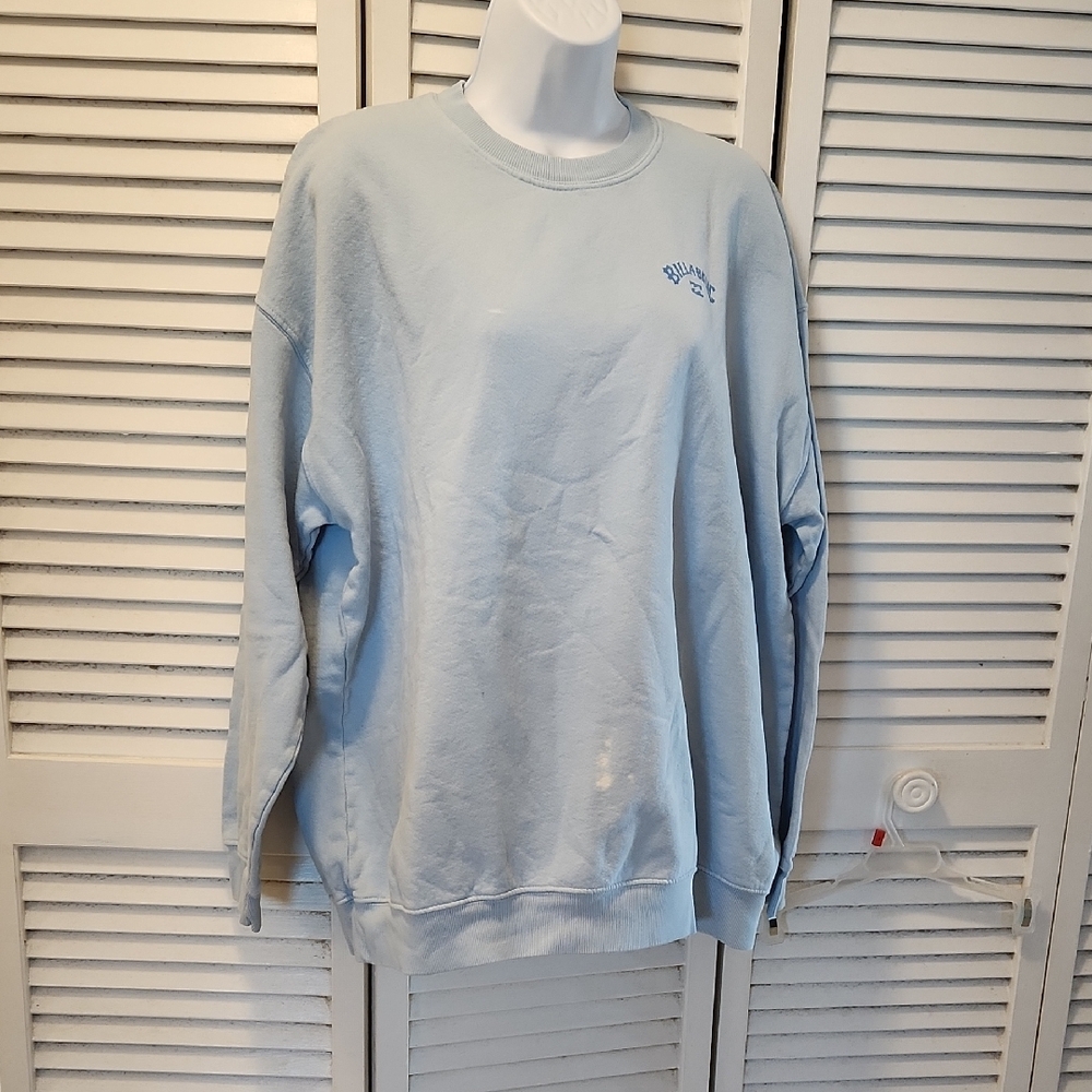 Billabong Pastel Blue Graphic Sweatshirt - Picture 3 of 8